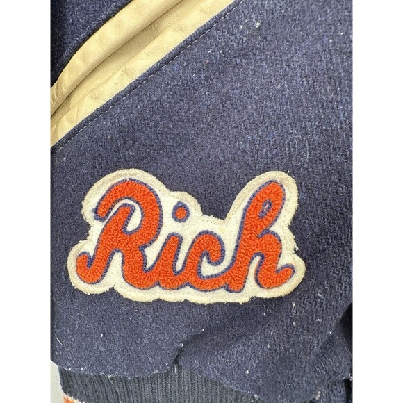 VTG Varsity Letterman Football Brighton  Bengals Grunge 80,s Football  Patches L - Picture 10 of 16